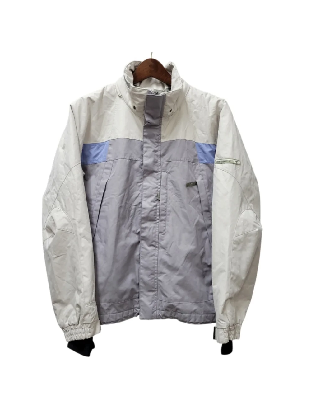 O’Neill Men's Beige Long-Sleeves High-Neck Insulated Ski Snowboard jacket Medium